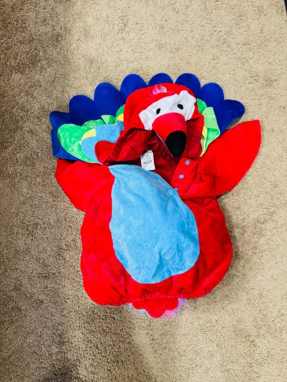 🦜 Baby Parrot Halloween Costume 6–12M | Infant Bird Costume